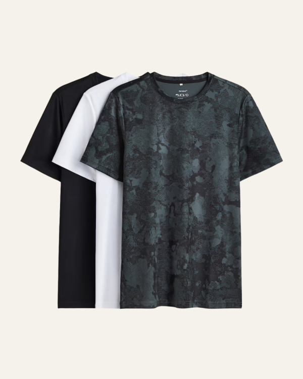 Producto - HYM Move TriPack Remeras Deportivas Secado Rapido DryMove