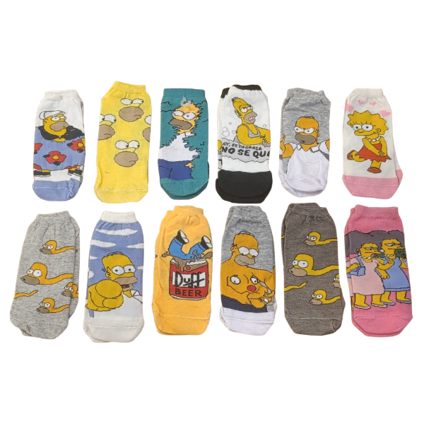 Producto - Soquetes UNISEX Los Simpsons