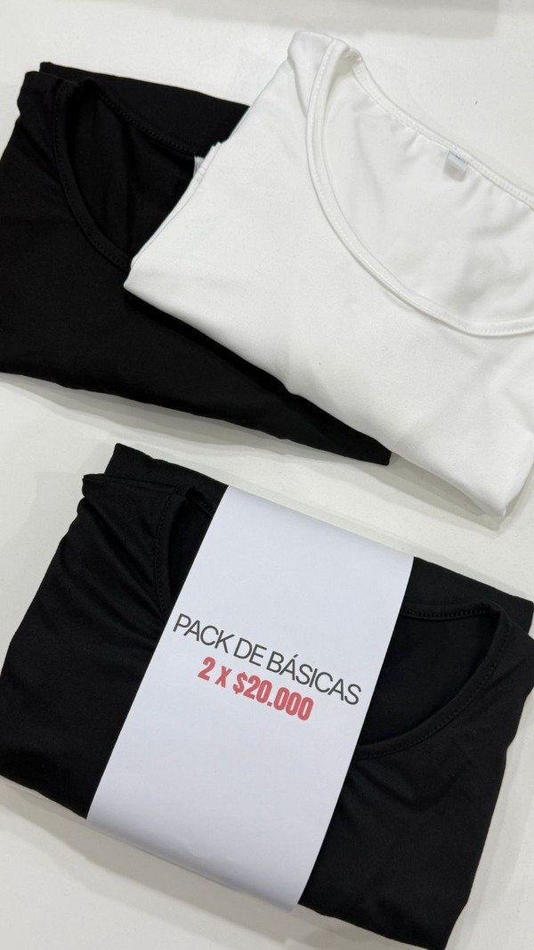 Producto - PACK REMERAS BÁSICAS MODAL SOFT