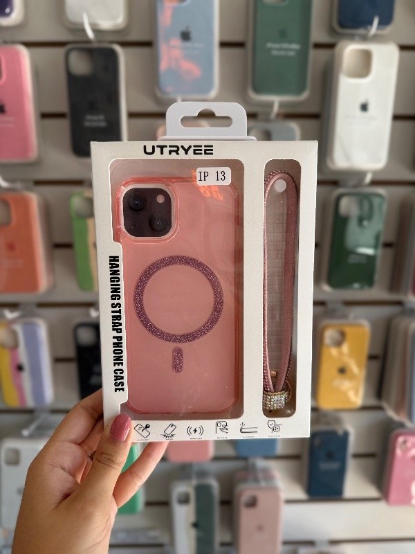 Producto - Case MagSafe rosa iph 13
