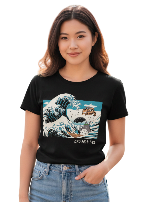 Producto - Remera Algodón Totoro Waves
