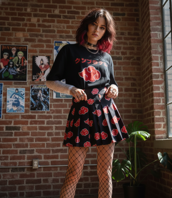 Pollera tableada Akatsuki