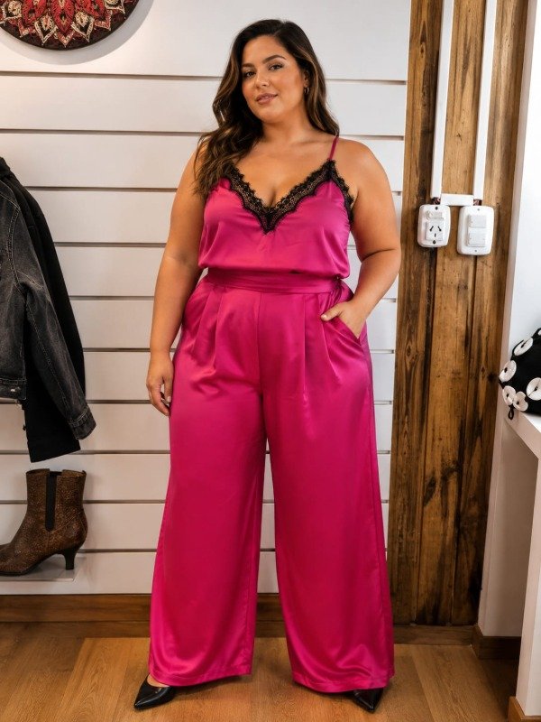 Producto - PANTALON OSSIRA RASO FUCSIA
