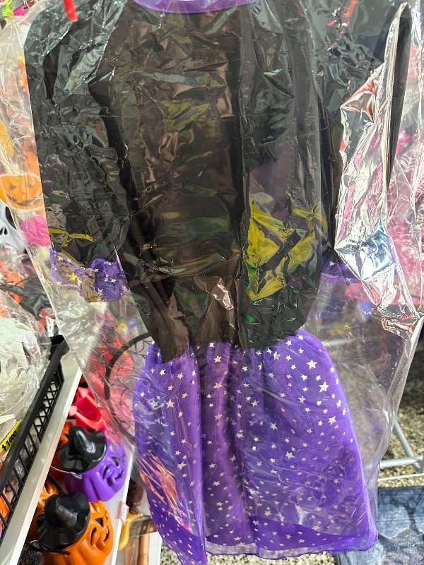 Producto - Disfraz completo bruja violeta Halloween con sombrero - 1