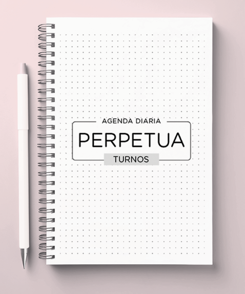 Producto - AGENDA DIARIA  PERPETUA - TURNOS