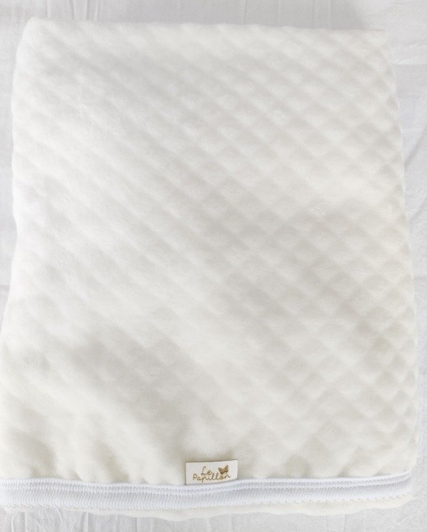 Producto - Polar labrado matelasse blanco