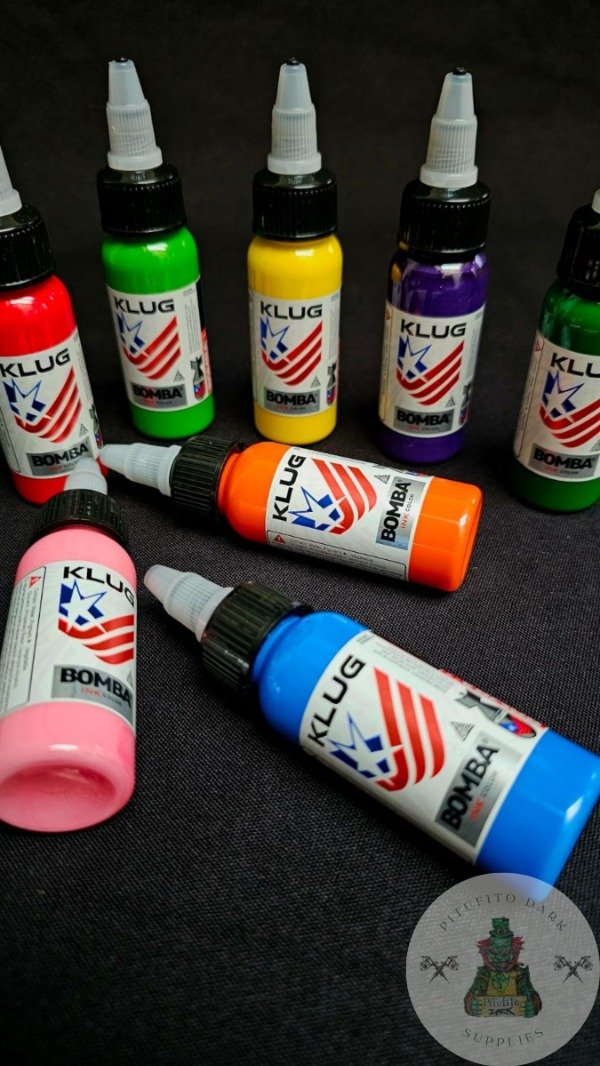 Producto - Tinta Klug Bomba Colors Tattoo Colores Alta Pigmentación Profesional