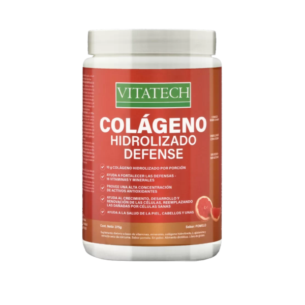 Producto - Colageno Hidrolizado Defense - Pomelo - 375 gr - Vita Tech