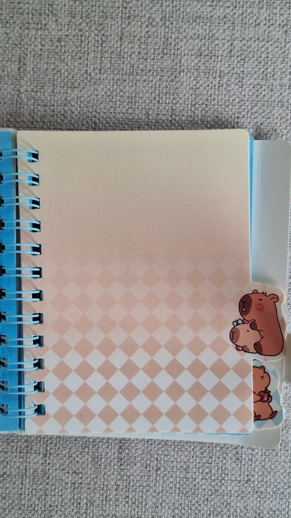 Producto - Libretita Capybara mas marcador luminoso - 1
