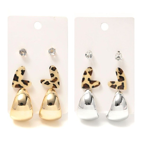 Producto - Set 3 aros carey y argolla 40294