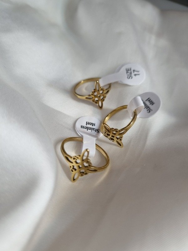 Producto - Anillo Nudo de Bruja Dorado - 0