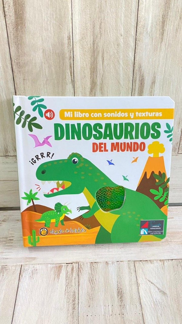 Producto - Libro "Dinosaurios del mundo" sonidos y texturas