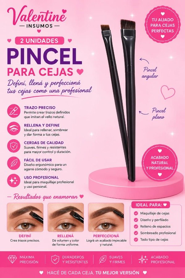 Producto - PINCEL PARA CEJAS 2PSC