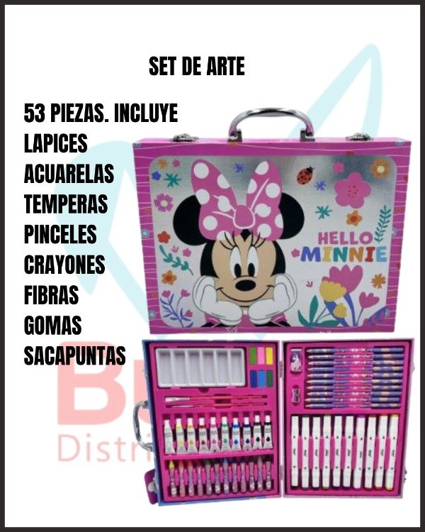 Producto - SET DE ARTE MINNIE 53 PCS KM383
