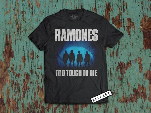 REMERA RAMONES Too Tough to Die x