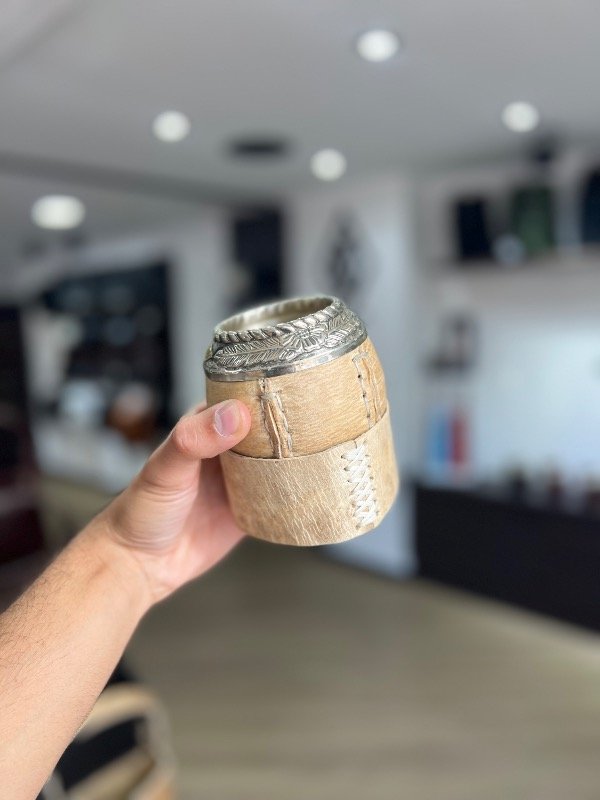 Producto - TORPEDO CRIOLLO URUGUAYO CUERO CRUDO VIROLA ALPACA CINCELADA EXCLUSIVO - 4