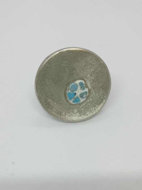 Producto - Anillo flor turquesa