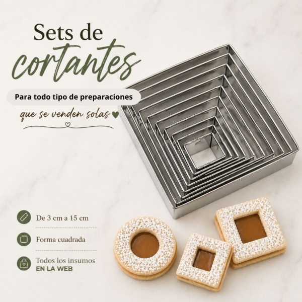 Producto - CORTANTE SET CUADRADO X13