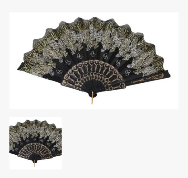 Producto - Abanicos Tela Bordada (60 unidades)