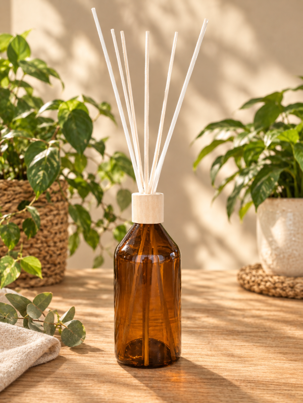 Producto - Frasco 500ml con capuchón y varillas 40 cm