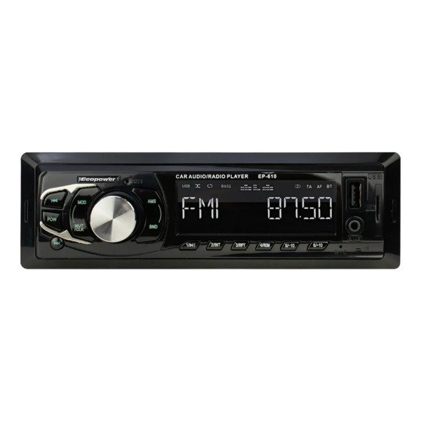 Producto - Ecopower MP3 EP-610 - USB/SD/AUX - Bluetooth - Negro