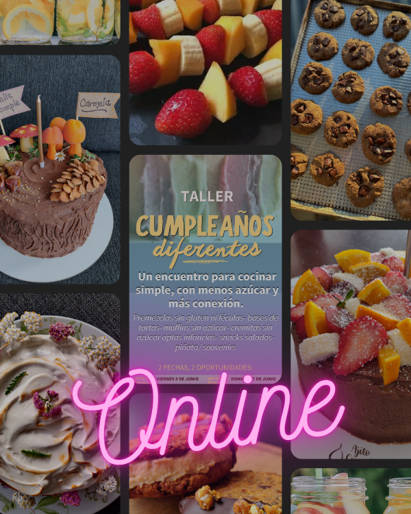 Producto - Taller de Cumpleaños diferentes (ONLINE)