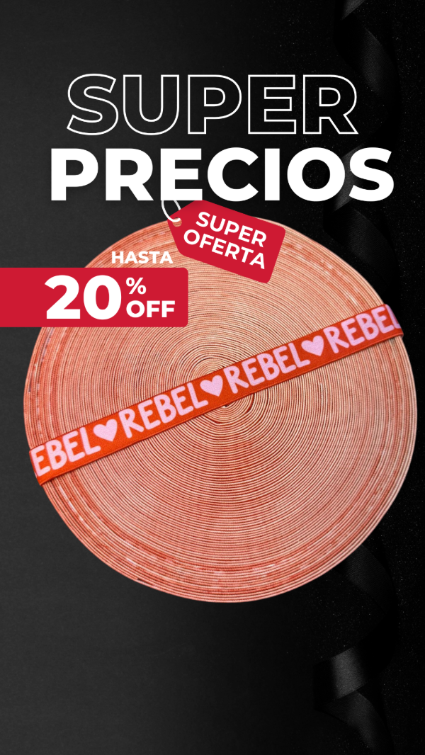 Producto - Elástico 20mm Rebel Fondo Naranja