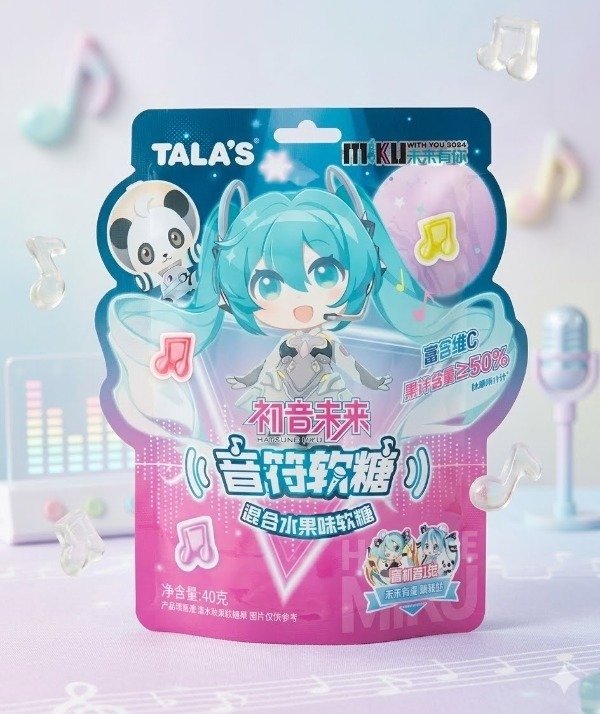 Producto - Gomitas Hatsune Miku 40g - Talas