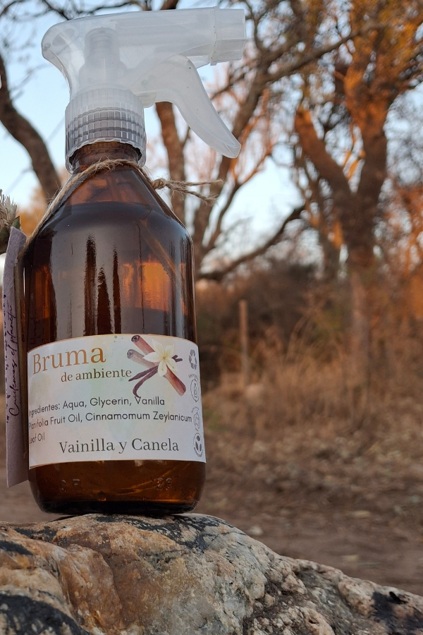 Producto - Bruma ambiente - Vainilla y Canela con pulverizador