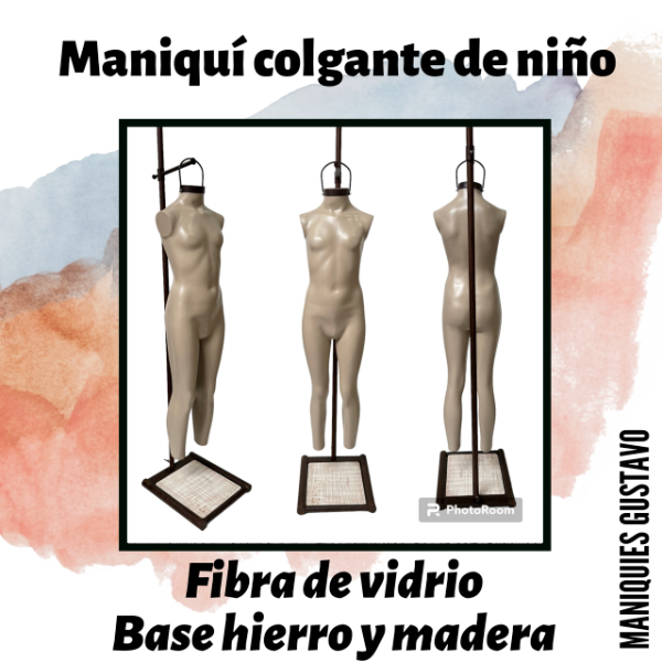 Producto - Maniquíes de niño colgantes / bases surtidas / con y sin brazos - 8