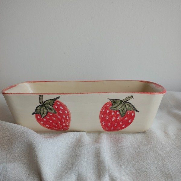 Producto - Budinera de Cerámica Artesanal Budy - Frutilla