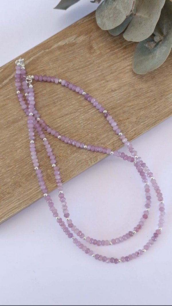 Producto - Choker piedras naturales Lila