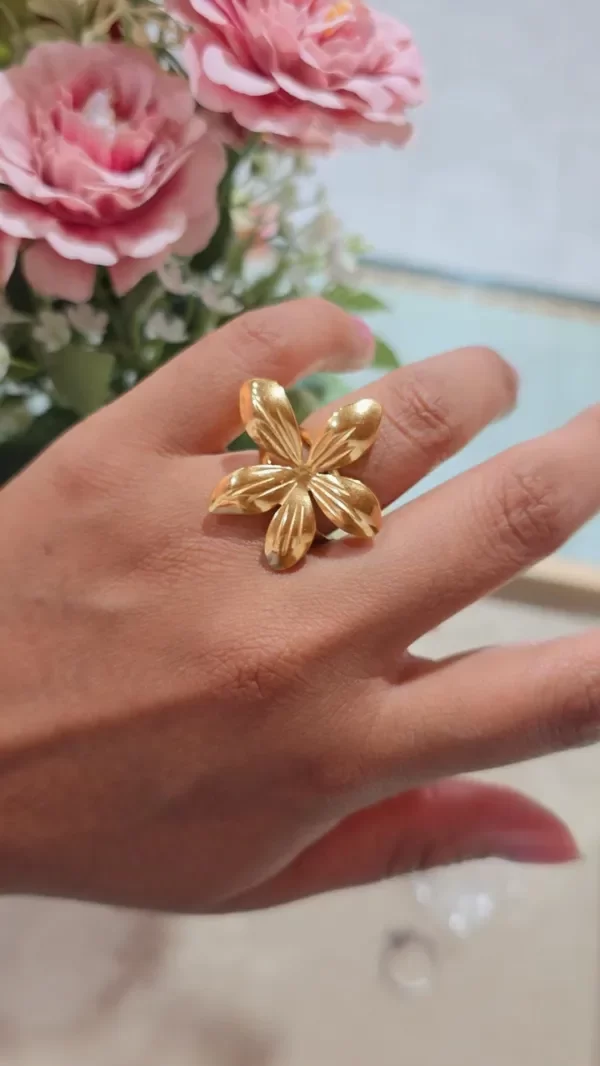 Producto - Anillo flor xl AD
