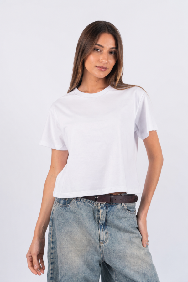 Producto - REMERA OVERSIZE TOP CROP MUJER