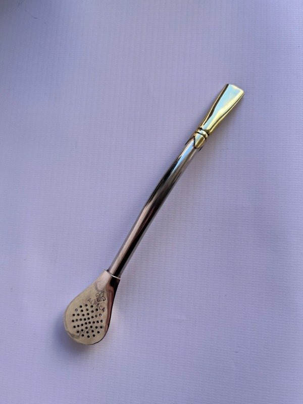 Producto - Bombilla de alpaca y bronce