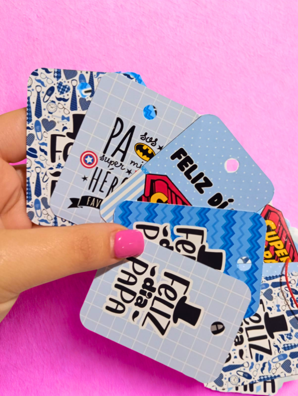 Producto - Tags dia del padre x 12und