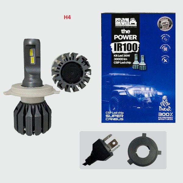Producto - CREE LED IR100 DAKAR 36W H4 ALTA Y BAJA CANBUS