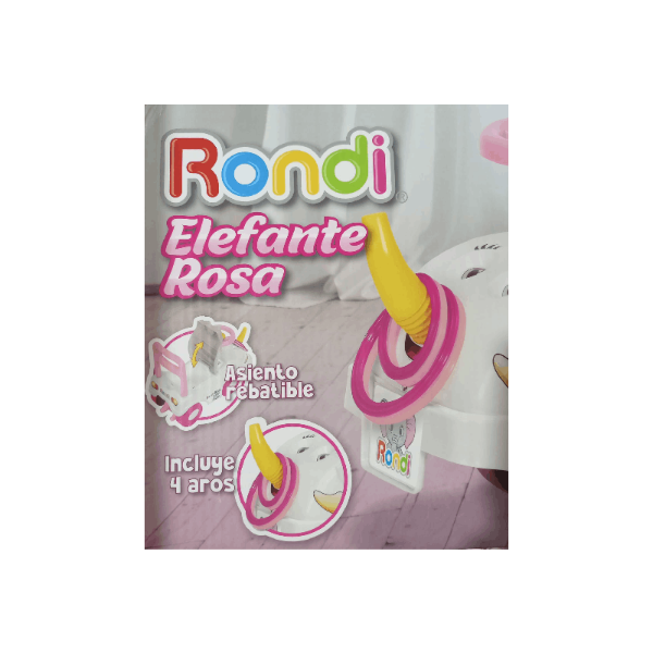 Producto - Andarin elefante rosa - Rondi - 2