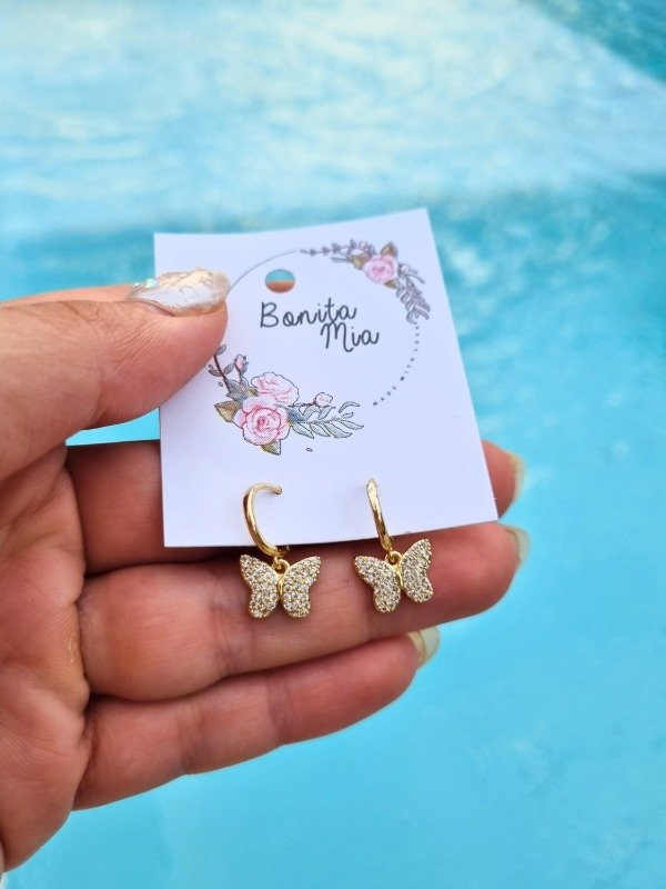 Producto - ARGOLLITAS AD MARIPOSA MULTISTRASS
