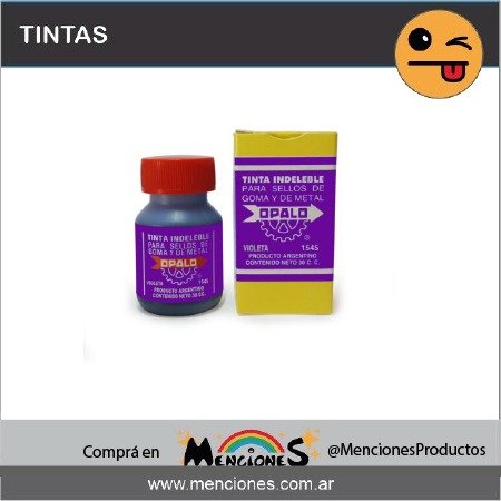 Producto - Tinta Indeleble Para Sellos, VIOLETA, 30cc, Ópalo 1545