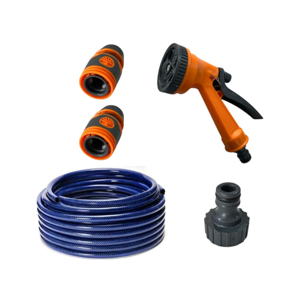 Producto - Kit Pistola Riego Tresna Accesorios Y Manguera Tecnocom