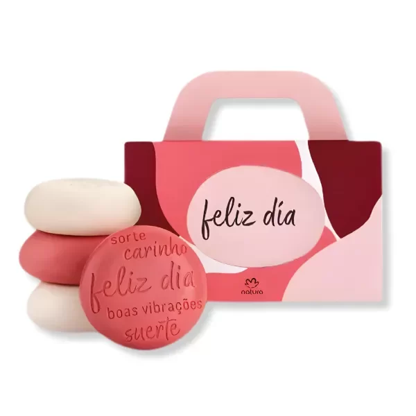 Producto - Caja de Jabones en Barra Surtidos "feliz día" 4u x 90g c/u - Natura Tododia