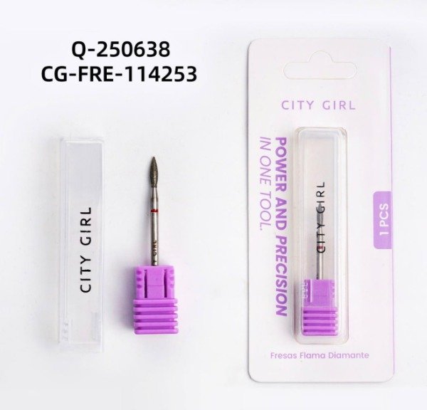 Producto - Fresa flama diamantada cinta azul city girl q-250637
