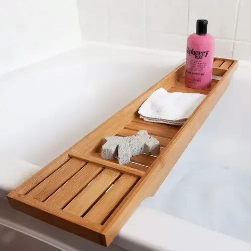 Producto - BANDEJA PARA BAÑERA DE BAMBU 70X15CM - 3