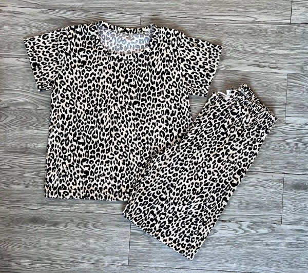 Producto - pijama media estacion dama animal print