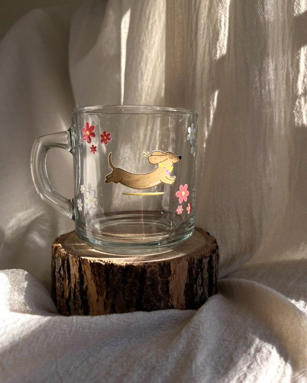 Producto - Taza de vidrio Salchi