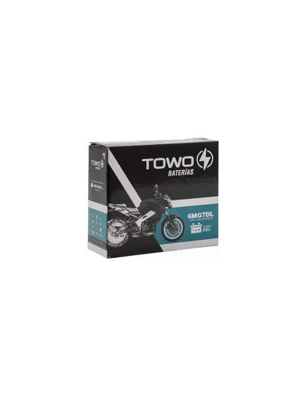Producto - Batería TOWO GEL 12V7Ah 6MG7DL (YB7BL-A)