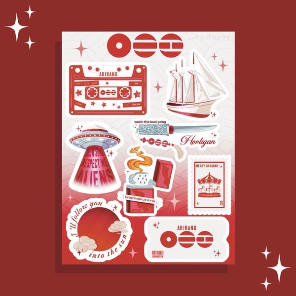 Producto - Set Troquelado Arirang BTS