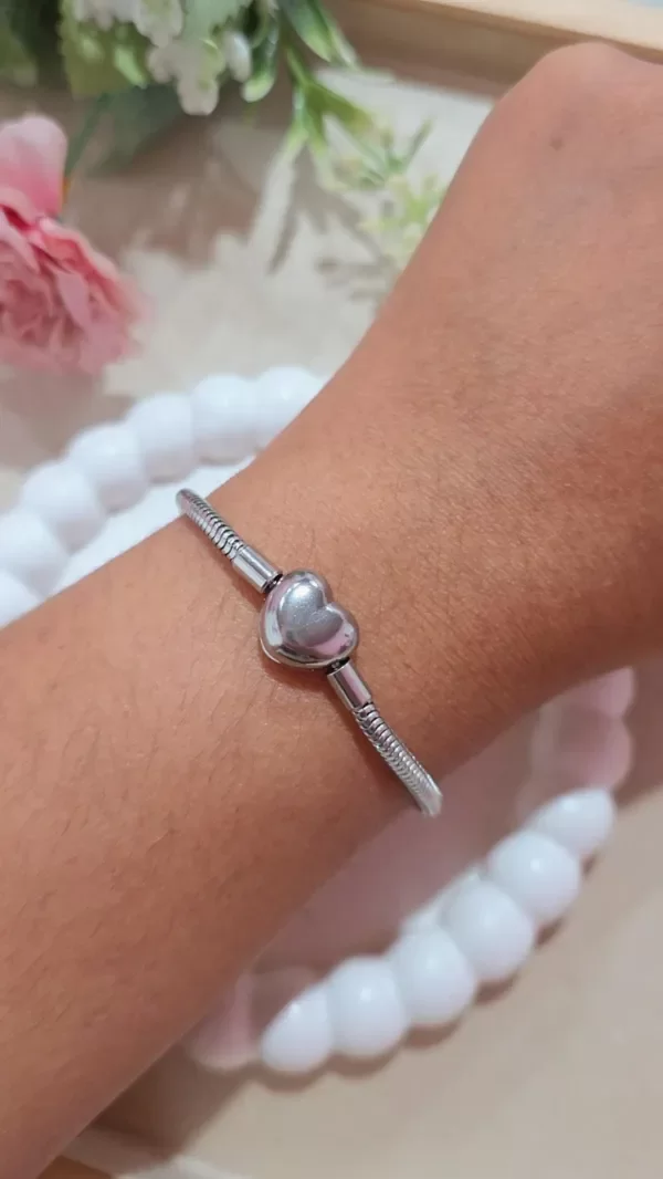 Producto - Pulsera estilo pandora cierre corazon AQ
