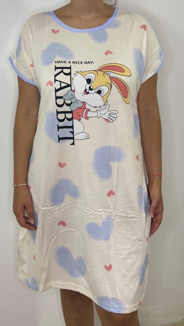 Producto - Camisón rabbit azul